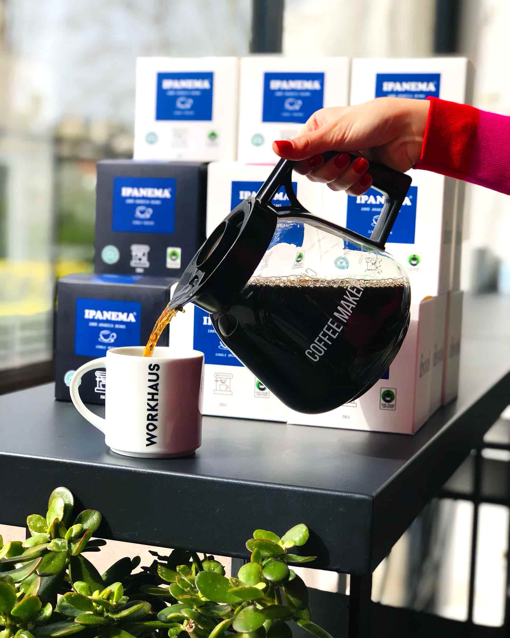 İpanema Single Origin kahveler Workhaus'ta 